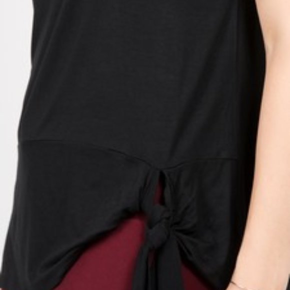 Side Tie Short Sleeve Top - Picture 4 of 5